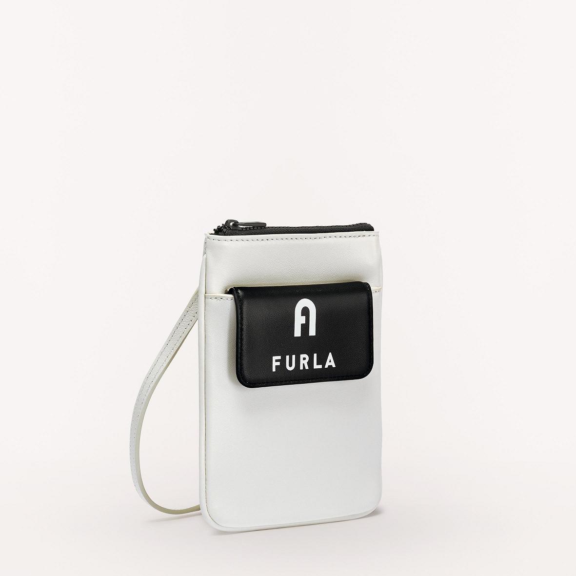 Furla Iris Mini Bags White Black Women South Africa RO7024815